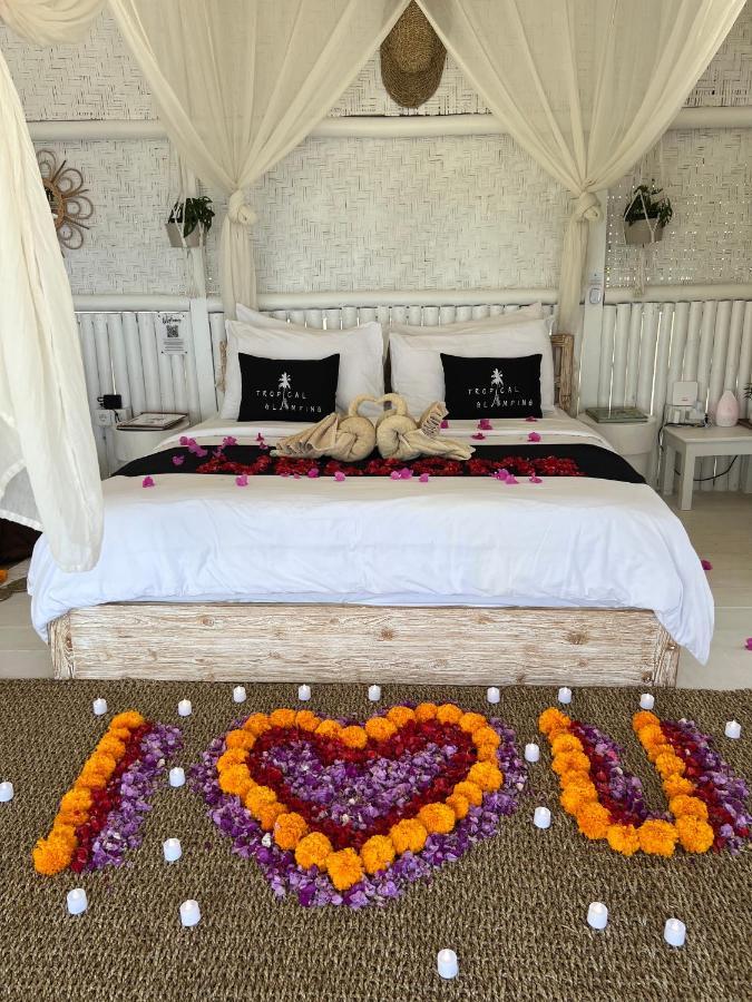Tropical Glamping Nusa Penida - Private Romantic Seaside Bungalow Diamond Beach Pelilit Exterior photo